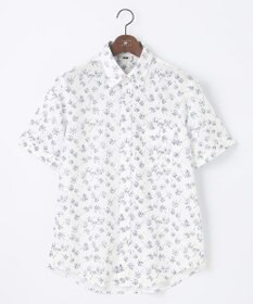 JOSEPH ABBOUD 【吸水速乾】シャンブレープリントジャージシャツ