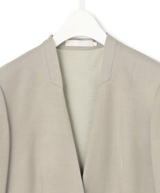 ICB L Vi/Ly/Liツイル  ノーカラージャケット