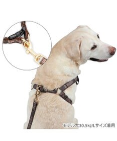 PET PARADISE スヌーピー ハーネス＆リード 《ワッペン柄》 Ｌ 大型犬