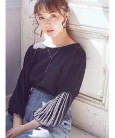 earth music&ecology マジョリカプリーツプルオーバー