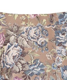 YECCA VECCA ゴブラン柄フレアスカート