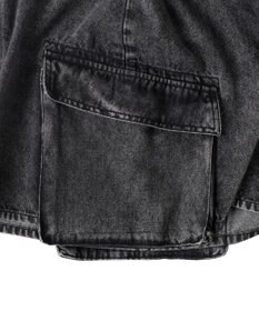 WEGO カーゴポケットデニムミニスカート