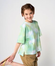 OP／FILA 【RUSTY】ニコちゃん×タイダイ柄半袖Tシャツ