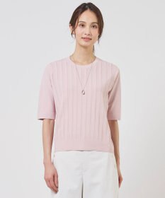 J.PRESS LADIES Rayon Elite Stretch クルーネック ニット