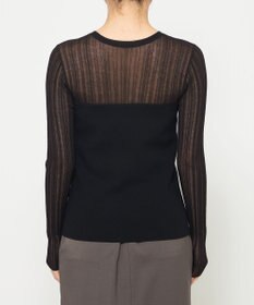 uncrave シルキー ニット コンビ トップス