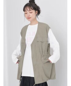 earth music&ecology ドロストコードジレ