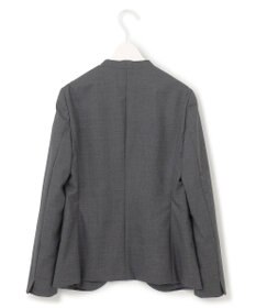 ICB L 【セットアップ対応】ウールストレッチ ノーカラージャケット