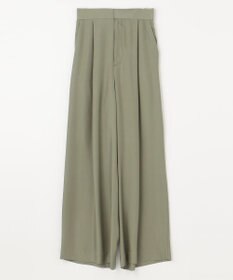 NAVE 【ReNAVE・セットアップ可/洗える/UVケア/接触冷感】フィブリルシャンブレー ワイドパンツ