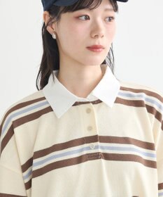 earth music&ecology レトロボーダーラガーミニワンピース