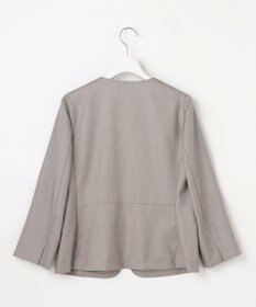 J.PRESS LADIES L OXIJEWEL ストレッチ ノーカラー ジャケット