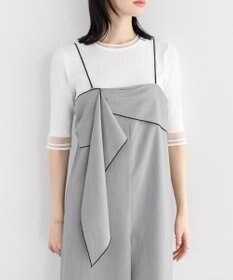 YECCA VECCA ラッフルキャミオールインワン