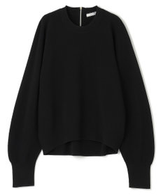 BEIGE， 【洗える】LAURA / ドライタッチバックジップニット