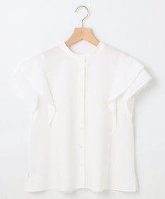 組曲 【前後着用可】ドライタッチダブルフレア ブラウス