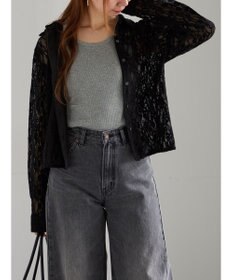 Te chichi 起毛レースシャツ