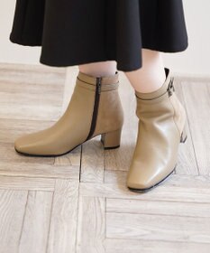 Pointer 本革スエードコンビショートブーツ