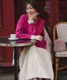 23区 【見上愛さん着用】フェイクファー チャーム バッグ