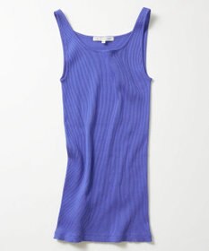 23区 L 【Oggi6月号掲載/新色追加】オーガニック コットンリブ タンクトップ ブルー系