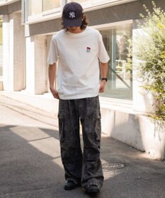 WEGO 【MLサイズ展開/綿100%】グラフィックワンポイントT（SS）