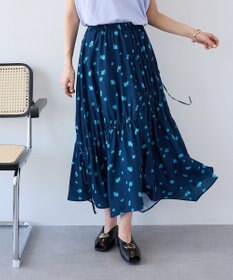 CRAFT STANDARD BOUTIQUE ボタニカルプリントデザインスカート