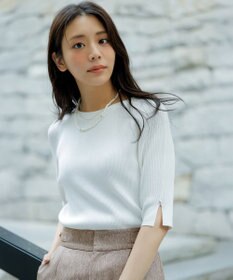 ANY SIS L コクーンスリーブ ニット