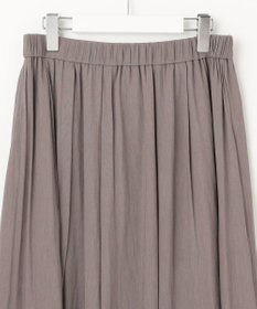 J.PRESS LADIES 【洗える】スプリットジョーゼット ランダムタック スカート