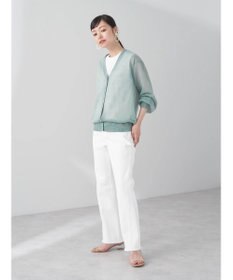 earth music&ecology ファンシーラメＶネックカーディガン