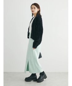 Green Parks ・Ｐｅｔｉｔ　Ｆｌｅｕｒ　シャギーニットカーディガン