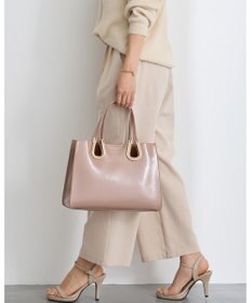 MioFIRANO ホースシューエナメルハンドバッグ 2WAY　FIRANO フィラノ