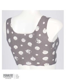 une nana cool MADE WITH PEANUTS 【綿混】フラット仕上げノンワイヤーブラジャー