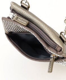 LA BAGAGERIE ラインストーンポシェット