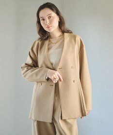 #Newans ウエストシェイプダブルジャケット