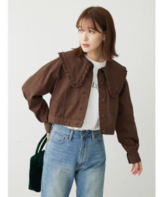 Green Parks ・Ｄｏｕｂｌｅ　Ｆｌａｇｓ　フリルカラージャケット