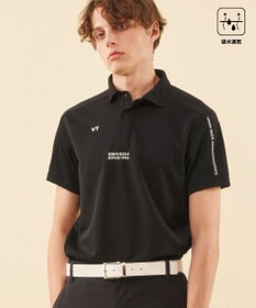 23区GOLF 【MEN】【吸水速乾】ポンチコンビ ポロシャツ