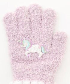 ANY KIDS アニマル 刺繍 手袋