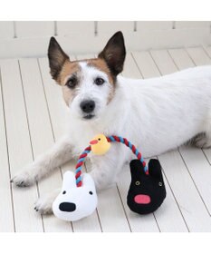 PET PARADISE リサとガスパール お友達 ロープ トイ