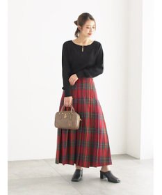 Te chichi スクエアチャームキーネックプルオーバー