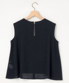 組曲 S 【先行予約】【WEB限定】メランジレノクロス 裾フレアブラウス