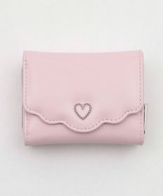 WEGO フリルデザインハートメタルウォレット