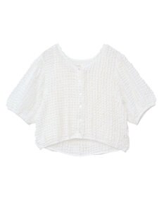 earth music&ecology ミニフリルカットレースアンサンブル