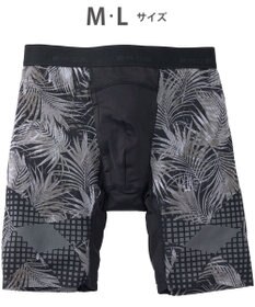 WACOAL MEN ボクサーパンツ【CROSSWALKER】はいて歩いてカロリー消費アップをめざそう！ムレ軽減設計 前開き スパッツ ロング丈 GX6007 /ブロス バイ ワコールメン