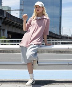 WEGO 【ユニセックス着用ITEM】フェイクレイヤードニットポロシャツ（SS）