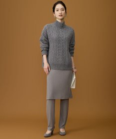 自由区 S 【SHIHOさん着用】ラメフォックスケーブル ニット