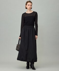 ICB L エステルメモリータフタ バルーンスカート