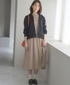 組曲 ラメペプラムパーカー