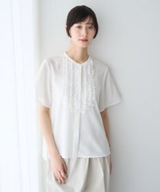 YECCA VECCA フリルデザインブラウス