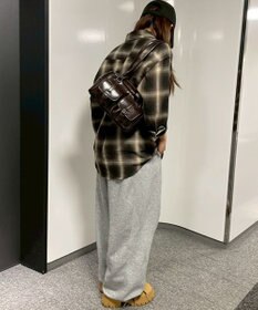 WEGO ベルト2ポケットデザインボストンバッグ