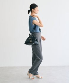 YECCA VECCA スタイルアップテーパードパンツ