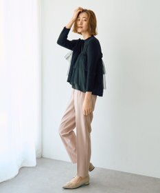 YECCA VECCA スタイルアップテーパードパンツ