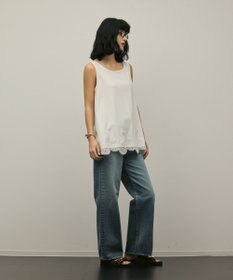 GRACE CONTINENTAL ヘムレースカットトップ