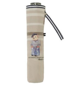 MOONBAT 【大きめ/軽量】POLO RALPH LAUREN （ポロ ラルフローレン）折りたたみ傘 FRENCH BEAR 55cm